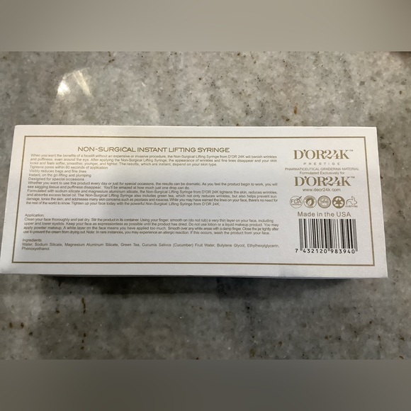 NIB D'OR24K Prestige Non-Surgical Instant Lifting Crème - Picture 2 of 3